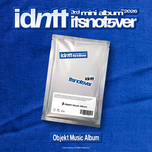 Idntt - Itsnotover 3rd Mini Album Objekt Music Album Ver