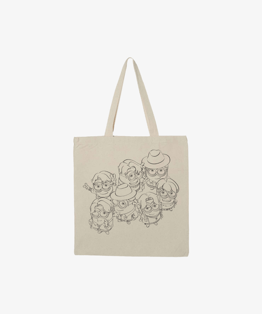 BTS - BTS X DM4 Official MD Outline Group Tote Bag