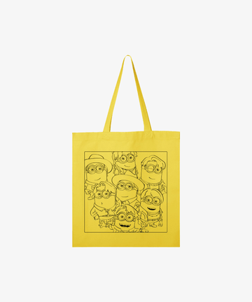 BTS - BTS X DM4 Official MD Outline Square Tote Bag