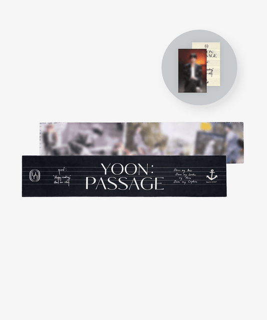 Winner Kang Seungyoon - Yoon : Passage Official Concert MD Slogan Towel