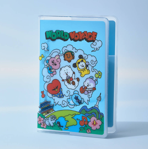 Bt21 - world voyage passport case