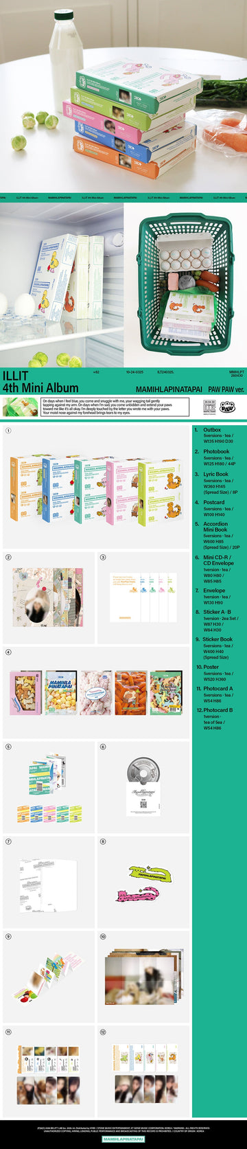 Illit - mamihlapinatapai 4th mini album paw paw ver set – Kpop Omo