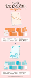 Itzy yuna - ice cream 1st mini album pocaalbum ver random