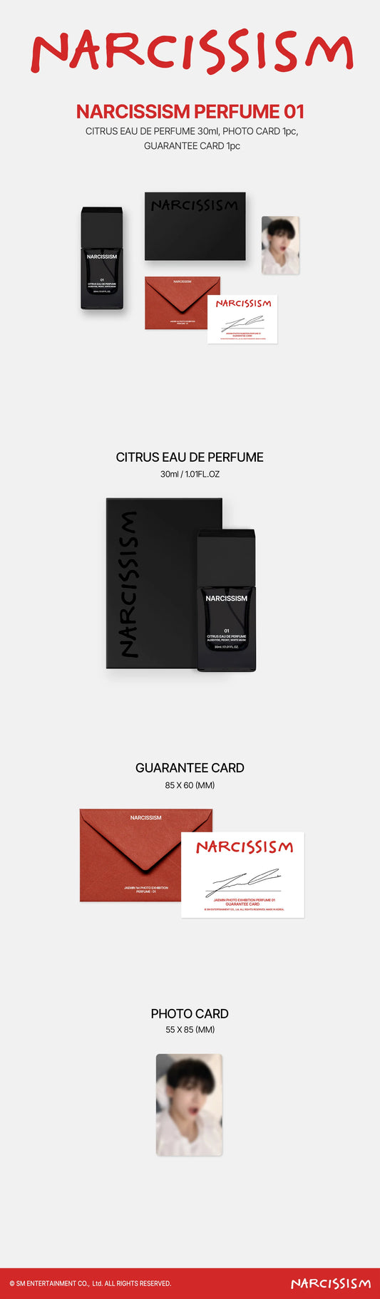 NCT Jaemin 1st Photo Exhibition - 2nd Narcissism Official MD Narcissism Perfume 01