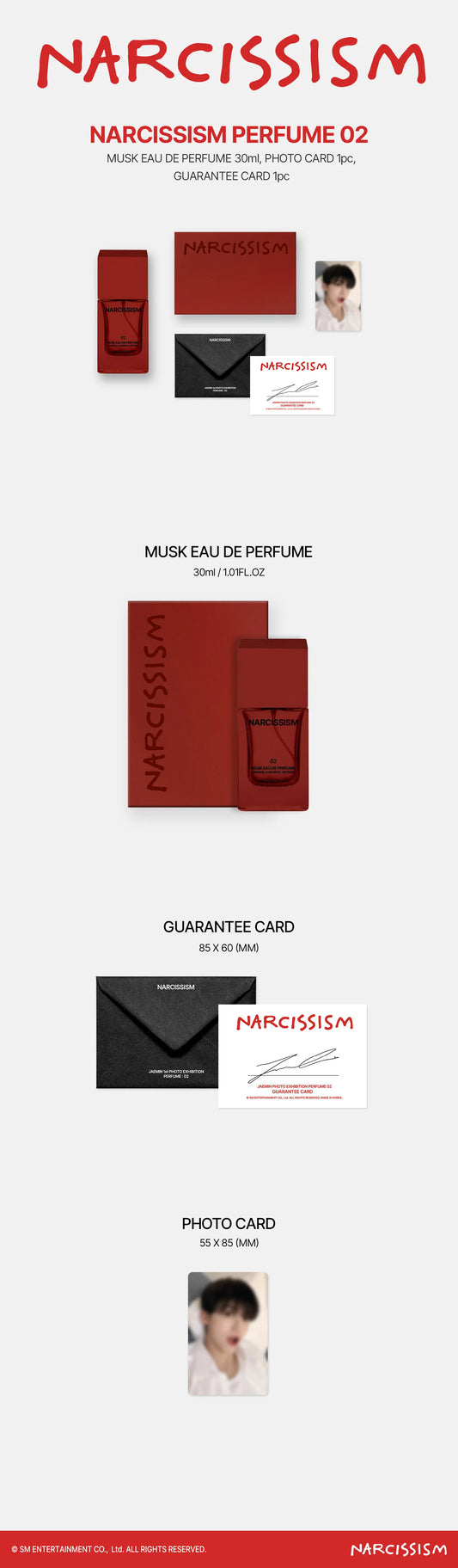 NCT Jaemin 1st Photo Exhibition - 2nd Narcissism Official MD Narcissism Perfume 02