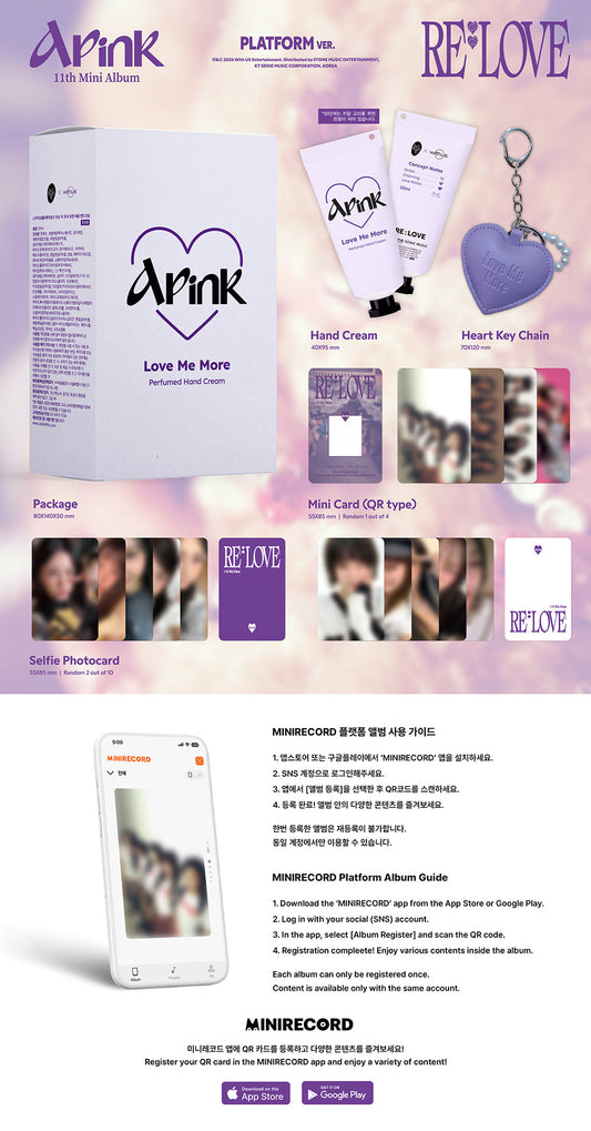 Apink - re:love 11th mini album platform ver