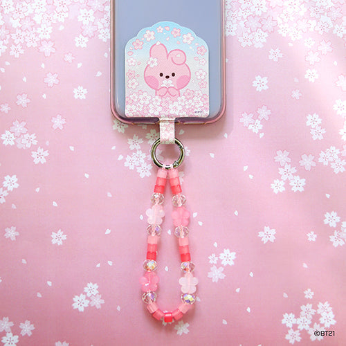 BT21 - Cherry Blossom Minini Phone Tag Holder