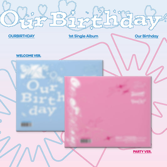 Ourbirthday - Our Birthday 1st Single Album Photobook Ver Random