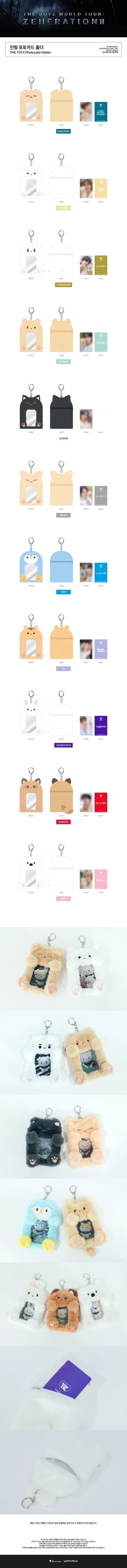 The Boyz - World Tour : ZENERATION2 Official MD the Toyz Photocard Holder