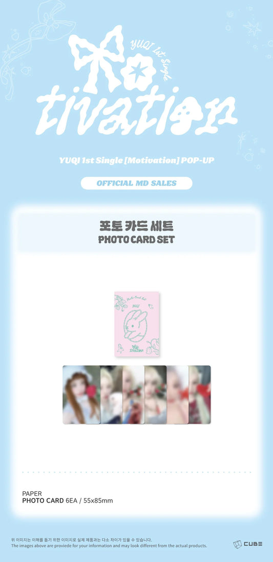 I-DLE YUQI - Motivation Official MD Photo Card Set
