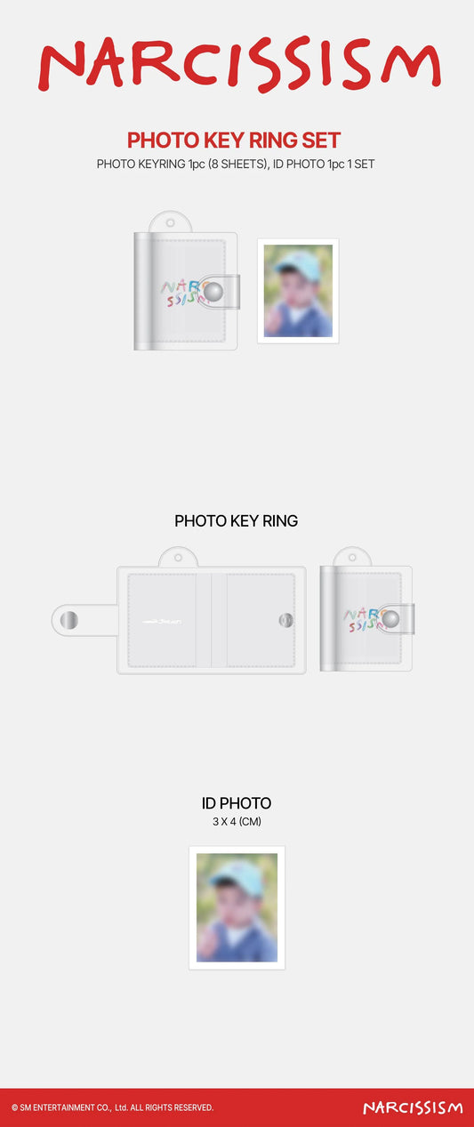 NCT Jaemin 1st Photo Exhibition - 2nd Narcissism Official MD Photo Keyring Set