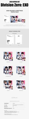 EXO - 2026 sm artist season's greetings official md photo pack
