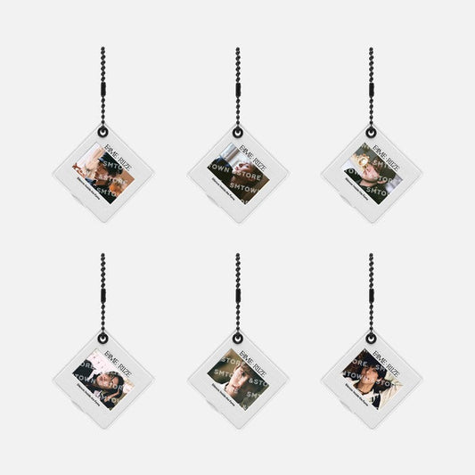 Riize - silence: inside the fame official md photo slide keychain