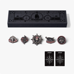 Ateez - Ateez X Fanplday Official Md Metal Pin Set Voyage Edition
