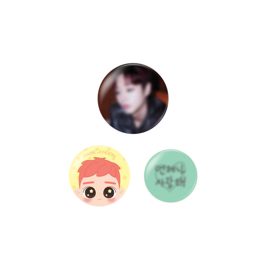 Park Ji Hoon - Re:flect Asia Fancon Encore In Seoul Official Md Pin Button Set
