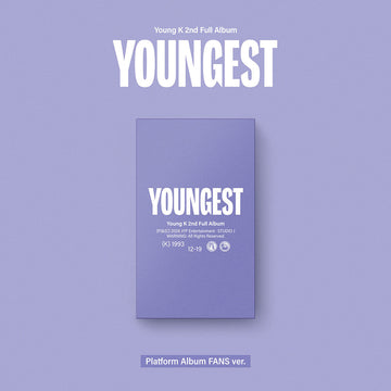 Day6 Young K - Youngest 2nd Full Album Platform Album Fans Ver