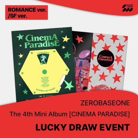 Zerobaseone 4th Mini Album - Cinema Paradise (Soundwave Lucky Draw Event)