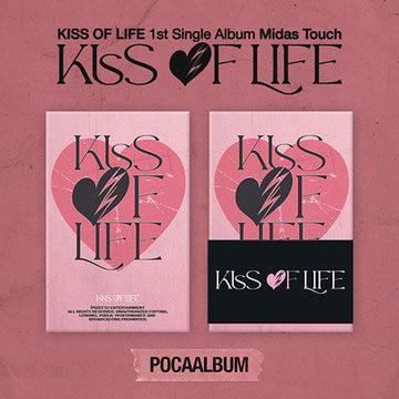 KISS OF LIFE 1ST SINGLE ALBUM - MIDAS TOUCH (POCAALBUM ver.)