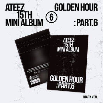 Ateez - Golden Hour : Part.6 15th Mini Album Pocaalbum Diary Ver
