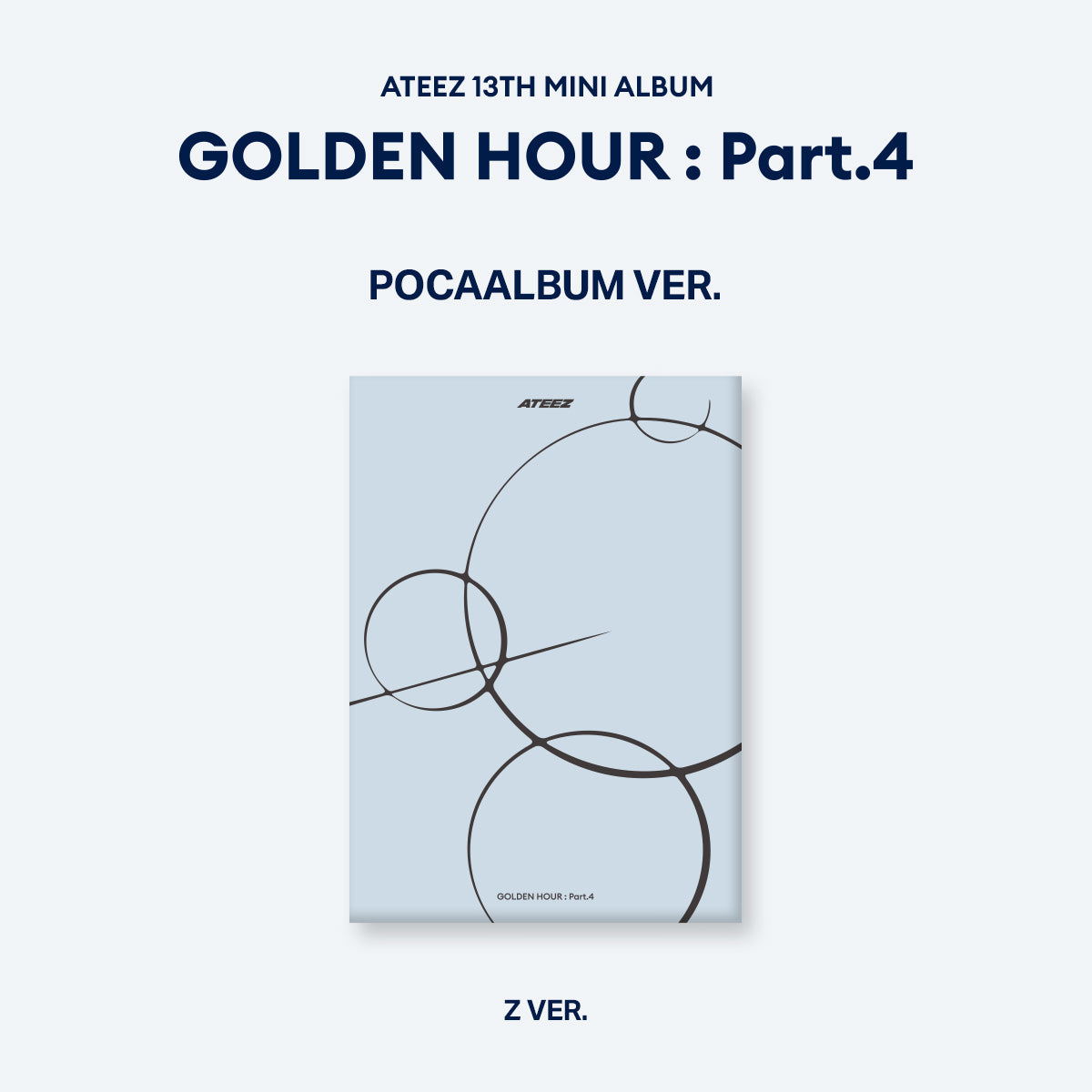 Ateez - golden hour : part.4 mini 13th album poca album z ver