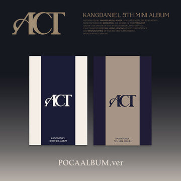 Kangdaniel 5th Mini Album - Act