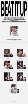 NCT dream - beat it up official md postcard + hologram photo card set