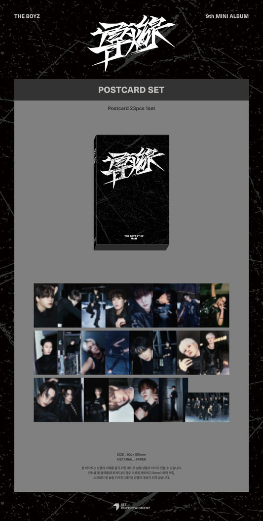 The Boyz - Trigger 9th Mini Album Pop Up Store Official MD Postcard Set