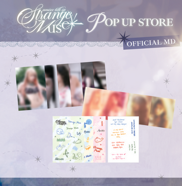 Nmixx - Strange Muse Pop Up Official Md Postcard & Sticker Pack