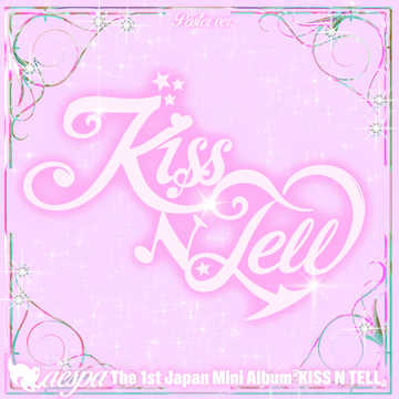 Aespa - Kiss N Tell The 1st Japan Mini Album Tower Records Gift Poster Ver