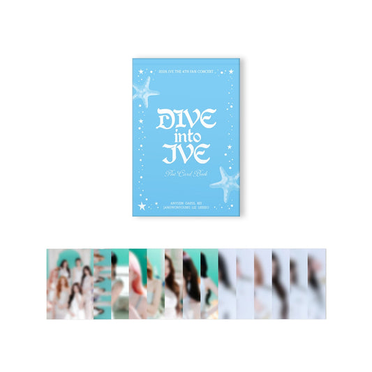Ive - dive into ive 4th fan concert official md post card book