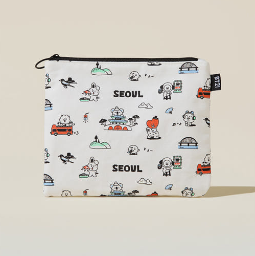 BTS x BT21 - Seoul Edition Pouch
