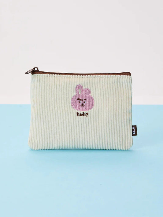 BTS x BT21 - Today’s Face Flat Square Pouch
