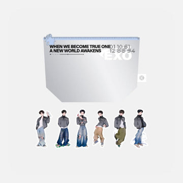 EXO - 'EXO'verse' 2025 EXO fan meeting official md pouch + sticker set