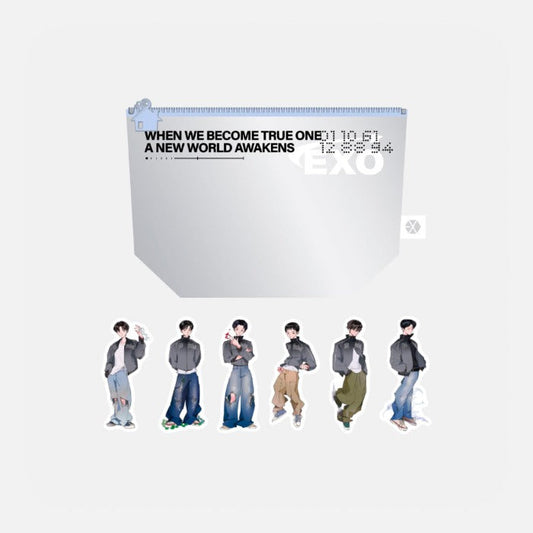 EXO - 'EXO'verse' 2025 EXO fan meeting official md pouch + sticker set