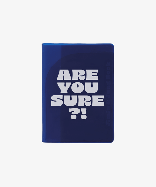 BTS Jimin & Jung Kook - Are You Sure?! Official MD Passport Cover