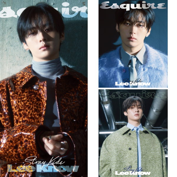 STRAY KIDS LEE KNOW Esquire Magazine 2025 August Issue