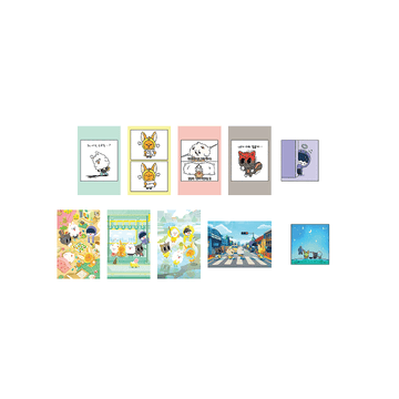 TXT - Ppulbatu I the Seoul Illustration Fair V.19 Official MD POSTCARD