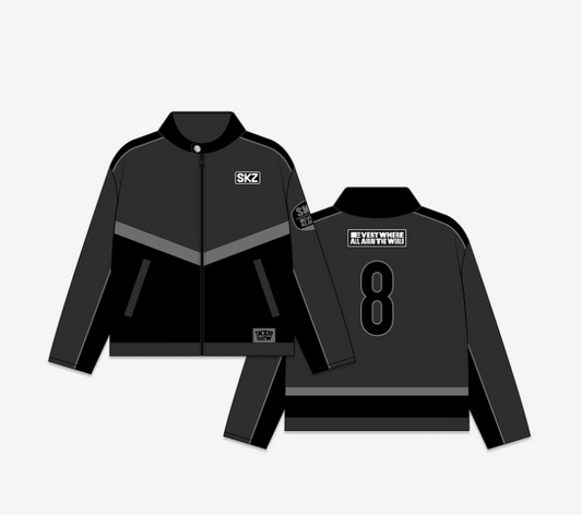 Stray kids - skzoo everywhere all around in seoul official md racing jacket seoul ver