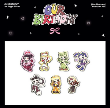 Ourbirthday - Our Birthday Pop Up Official Md Random Acrylic Magnet