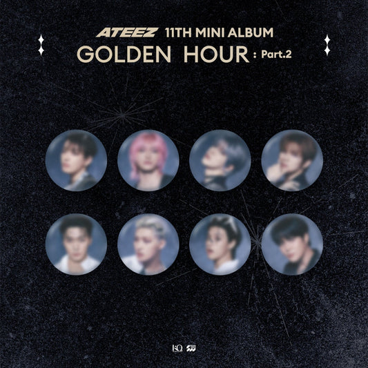 Ateez - Golden Hour : part.2 Pop up Official MD Random Can Badge