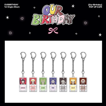 Ourbirthday - Our Birthday Pop Up Official Md Random Keycap Keyring
