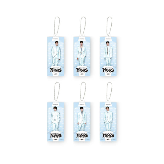 Monsta x - the x : nexus world tour official md random miniature keyring