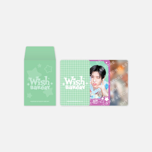 NCT wish - wish bakery pop up official md random patissier card set