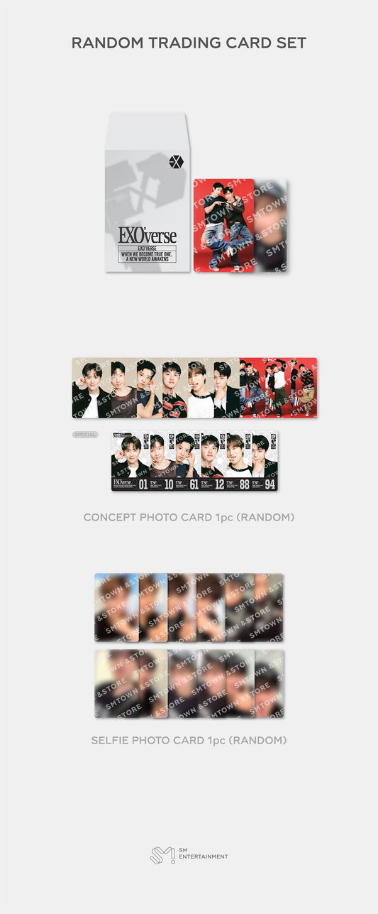 EXO - 'EXO'verse' 2025 EXO fan meeting official md random trading card set