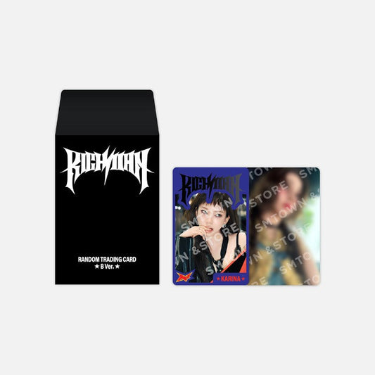AESPA - Richman Pop Up Official MD Random Trading Card Set B Ver