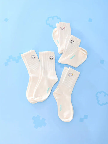 Plave - mmmm baby official md rib embroidered socks