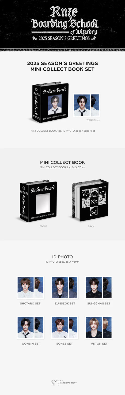 Riize - 2025 Season’s Greetings Official MD Mini Collect Book