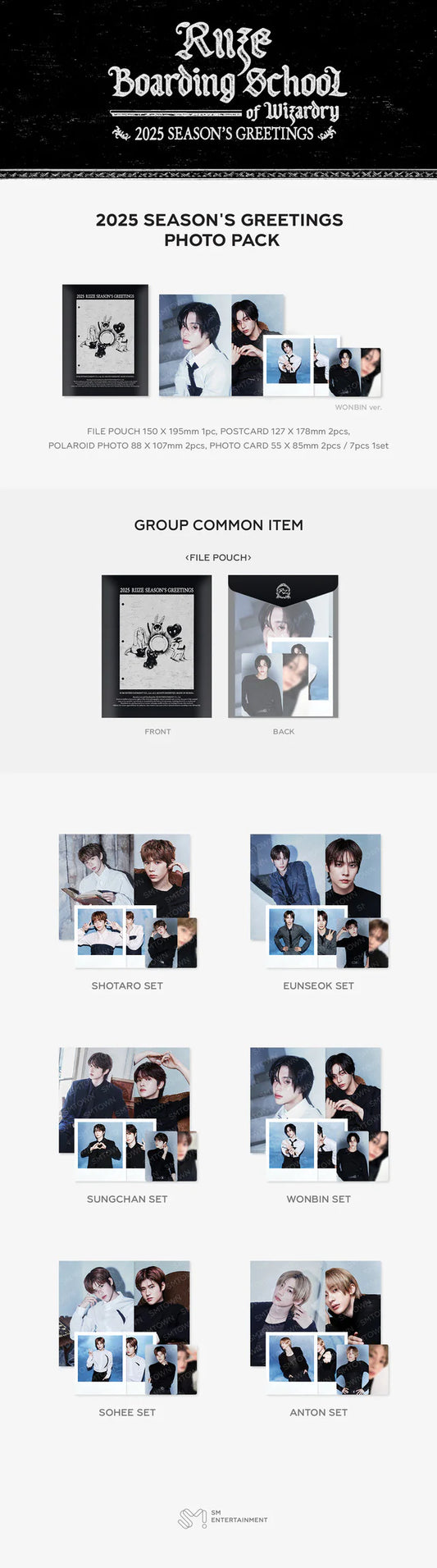 Riize - 2025 Season’s Greetings Official MD Photo Pack