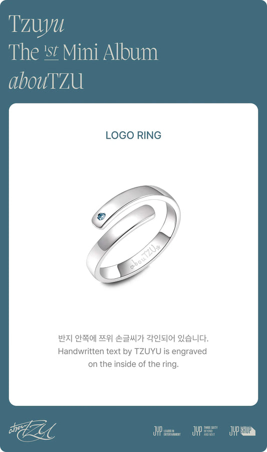 Twice Tzuyu 1st Mini Album- abouTZU Official MD Logo Ring