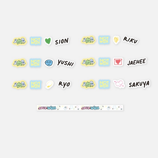 NCT WISH - Wish Official MD Roll Masking Tape Set